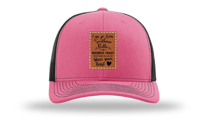 Southern Belle To Redneck Crazy Leather Patch Richardson 112 Hat