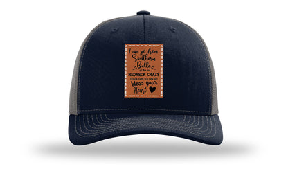 Southern Belle To Redneck Crazy Leather Patch Richardson 112 Hat