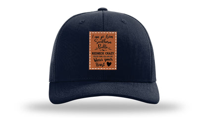 Southern Belle To Redneck Crazy Leather Patch Richardson 112 Hat