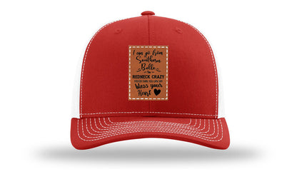 Southern Belle To Redneck Crazy Leather Patch Richardson 112 Hat