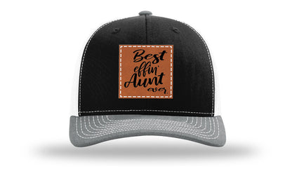 Best Effin Aunt Ever Leather Patch Richardson 112 Hat