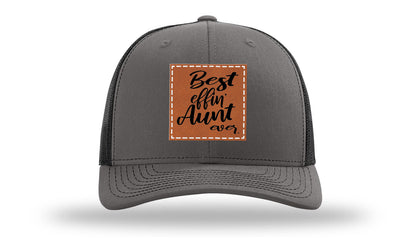 Best Effin Aunt Ever Leather Patch Richardson 112 Hat