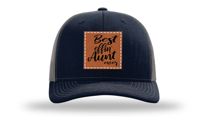 Best Effin Aunt Ever Leather Patch Richardson 112 Hat