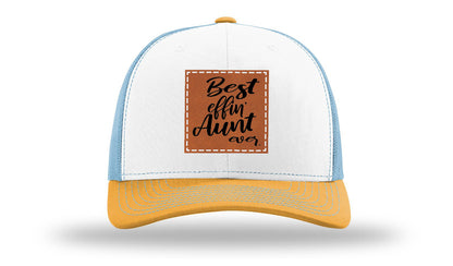Best Effin Aunt Ever Leather Patch Richardson 112 Hat