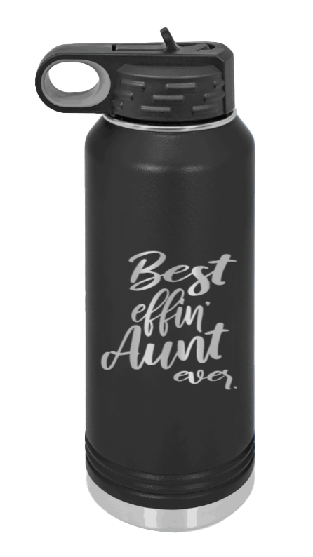 Best Effin Aunt Ever - 32oz Mug Laser Engraved- Black