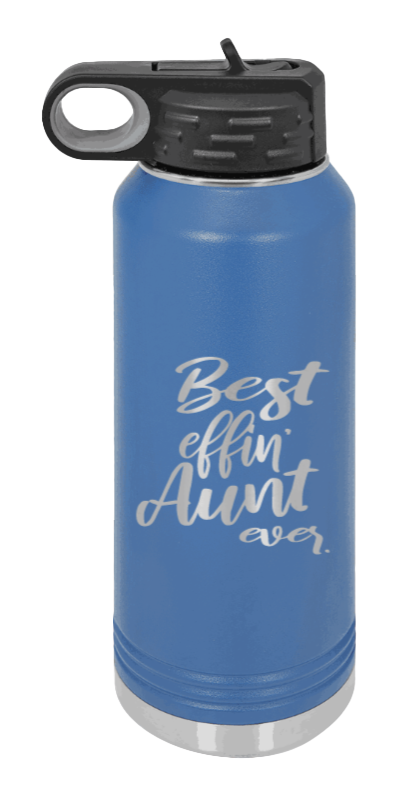 Best Effin Aunt Ever - 32oz Mug Laser Engraved- Royal Blue