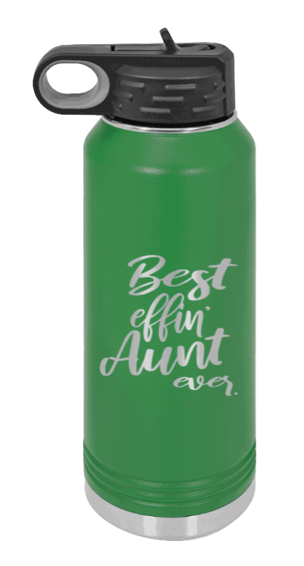 Best Effin Aunt Ever - 32oz Mug Laser Engraved- Green