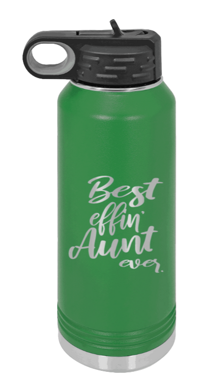 Best Effin Aunt Ever - 32oz Mug Laser Engraved- Green