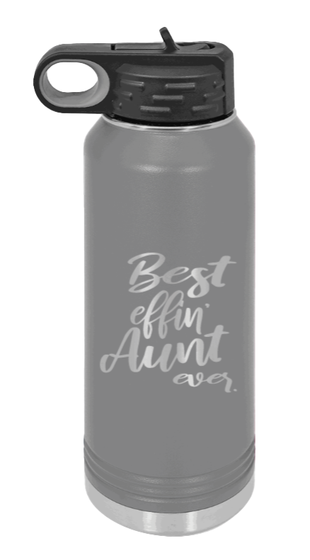 Best Effin Aunt Ever - 32oz Mug Laser Engraved- Dark Grey