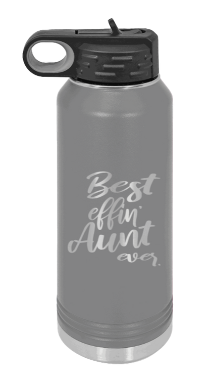 Best Effin Aunt Ever - 32oz Mug Laser Engraved- Dark Grey
