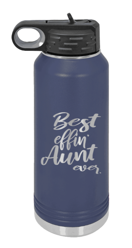 Best Effin Aunt Ever - 32oz Mug Laser Engraved- Navy