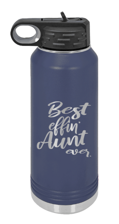Best Effin Aunt Ever - 32oz Mug Laser Engraved- Navy