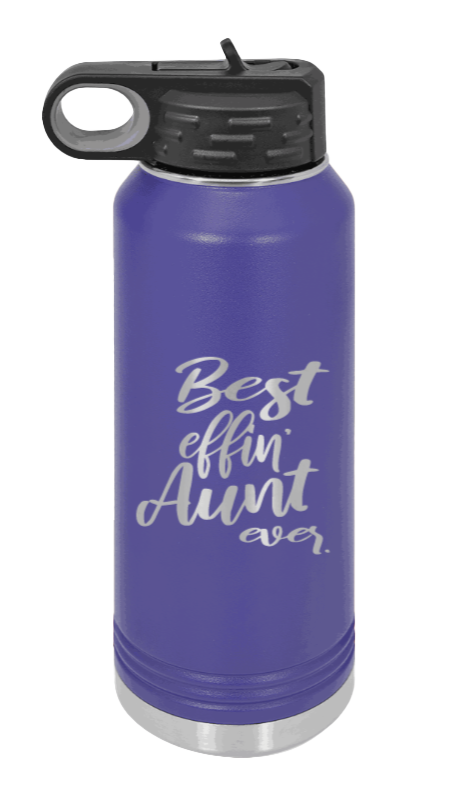 Best Effin Aunt Ever - 32oz Mug Laser Engraved- Purple