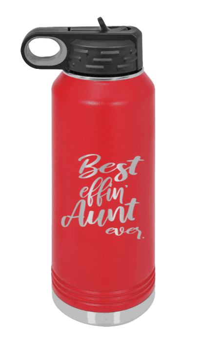 Best Effin Aunt Ever - 32oz Mug Laser Engraved- Red