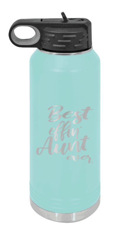 Best Effin Aunt Ever - 32oz Mug Laser Engraved- Teal