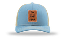 Load image into Gallery viewer, Live Laugh Love Leather Patch Richardson 112 Hat
