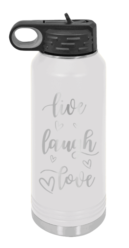 Live Laugh Love - 32oz Mug Laser Engraved- White
