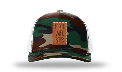 Green Camo / White