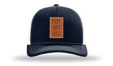 Load image into Gallery viewer, Mom Wife Boss Leather Patch Richardson 112 Hat
