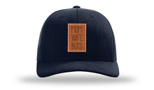 Load image into Gallery viewer, Mom Wife Boss Leather Patch Richardson 112 Hat
