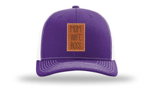 Load image into Gallery viewer, Mom Wife Boss Leather Patch Richardson 112 Hat
