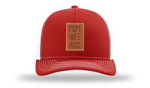 Load image into Gallery viewer, Mom Wife Boss Leather Patch Richardson 112 Hat
