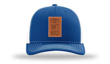 Load image into Gallery viewer, Mom Wife Boss Leather Patch Richardson 112 Hat
