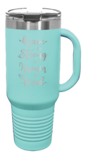 Load image into Gallery viewer, Brave Strong Known Loved 40oz Handle Mug Laser Engraved
