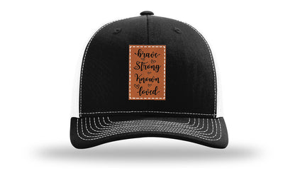 Brave Strong Known Loved Leather Patch Richardson 112 Hat