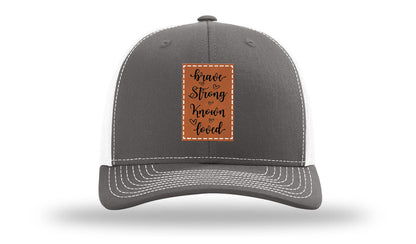 Brave Strong Known Loved Leather Patch Richardson 112 Hat