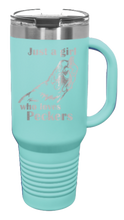 Load image into Gallery viewer, Just A Girl Who Loves Peckers 40oz Handle Mug Laser Engraved
