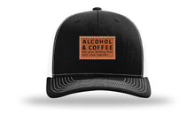Load image into Gallery viewer, Alcohol and Coffee Leather Patch Richardson 112 Hat
