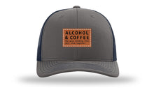 Load image into Gallery viewer, Alcohol and Coffee Leather Patch Richardson 112 Hat
