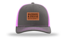 Load image into Gallery viewer, Alcohol and Coffee Leather Patch Richardson 112 Hat
