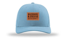 Load image into Gallery viewer, Alcohol and Coffee Leather Patch Richardson 112 Hat
