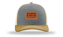 Load image into Gallery viewer, Alcohol and Coffee Leather Patch Richardson 112 Hat
