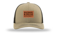 Load image into Gallery viewer, Alcohol and Coffee Leather Patch Richardson 112 Hat
