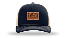 Load image into Gallery viewer, Alcohol and Coffee Leather Patch Richardson 112 Hat

