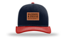 Load image into Gallery viewer, Alcohol and Coffee Leather Patch Richardson 112 Hat
