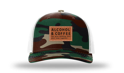 Green Camo / White