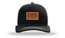 Load image into Gallery viewer, Alcohol &amp; Coffee Leather Patch Richardson 112 Hat
