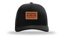 Load image into Gallery viewer, Alcohol &amp; Coffee Leather Patch Richardson 112 Hat
