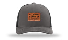 Load image into Gallery viewer, Alcohol &amp; Coffee Leather Patch Richardson 112 Hat
