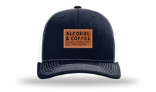 Load image into Gallery viewer, Alcohol &amp; Coffee Leather Patch Richardson 112 Hat
