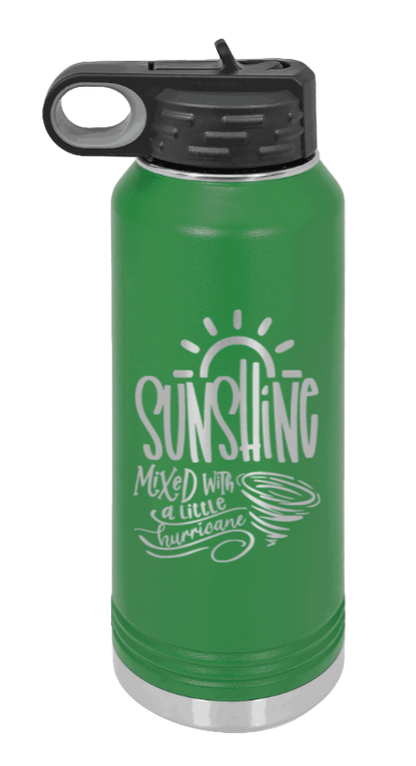 Sunshine Mixed With Hurricane - 32oz Mug Laser Engraved- Green