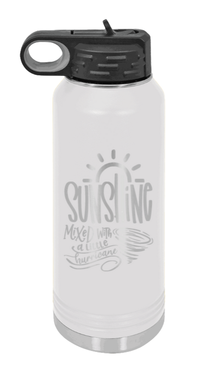 Sunshine Mixed With Hurricane - 32oz Mug Laser Engraved- White