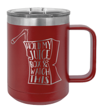 Load image into Gallery viewer, Hold My Juice Box Laser Engraved Mug (Etched)
