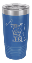 Load image into Gallery viewer, Hold My Juice Box Laser Engraved Tumbler (Etched)
