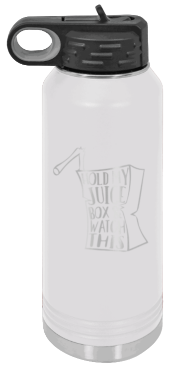 Hold My Juice Box - 32oz Mug Laser Engraved- White
