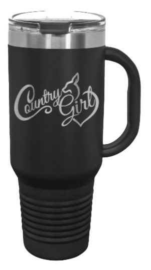 Country Girl 40oz Handle Mug Laser Engraved